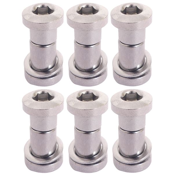 Sattelstützenschraube Bofix Inbusschlüssel 19 mm - Chrom (6 Stück)