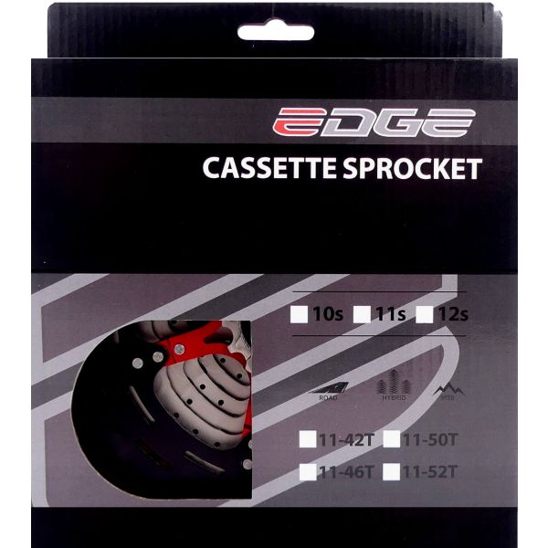 Kassette 11-fach Edge CSM9011 11-52T - silber schwarz