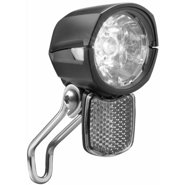 Busch Müller Scheinwerfer Busch und Müller Lumotec Dopp T Senso Plus mit Sensor und Standlicht für Nabendynamo – 35 Lux