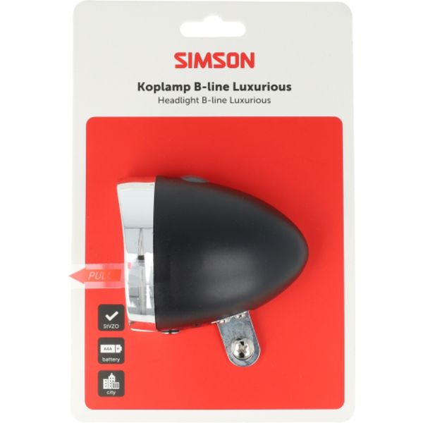 Simson Stirnlampe klassisch luxuriös Batterie