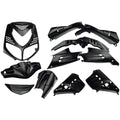 Edge plaatset 13-delig voor peugeot speedfight 2 - metallic zwart