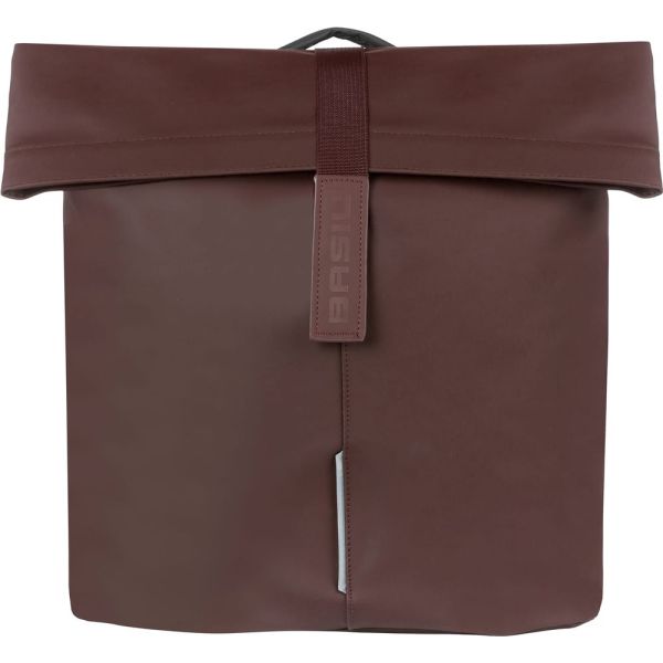 Basil City MIK Doppel-Pannier 28–32 Liter, 12 x 30 x 33 cm, geröstet braun