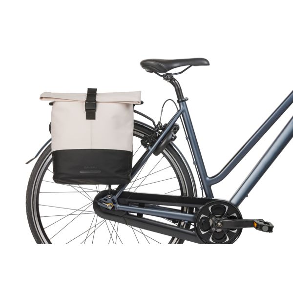 Basil Cove Doppel-Packtasche 28–32 l, 14 x 29 x 36 cm, weiß und schwarz