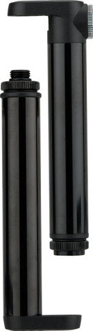 Bbb cycling doubleshot mini fietspomp - hoge druk: 8 bar - 116 psi - push on pompkop voor presta ventielen - compacte handpomp racefiets - 12cm - bmp-102