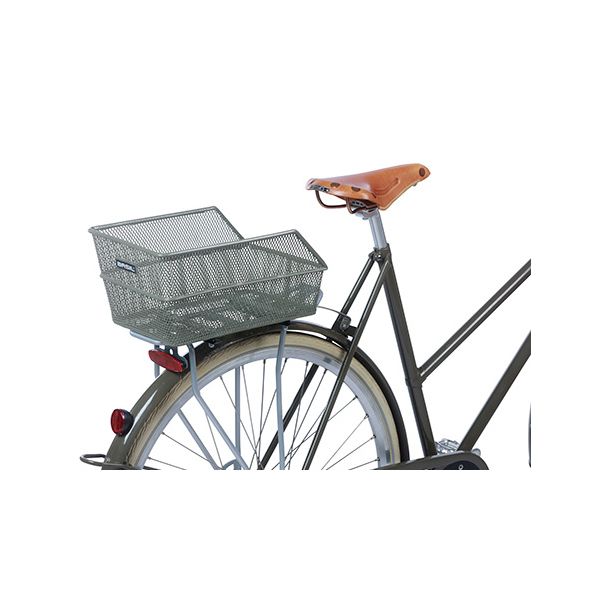 Basil Cento S FM Fahrradkorb mit fester Halterung 31 x 21 x 9 cm - olivgrün
