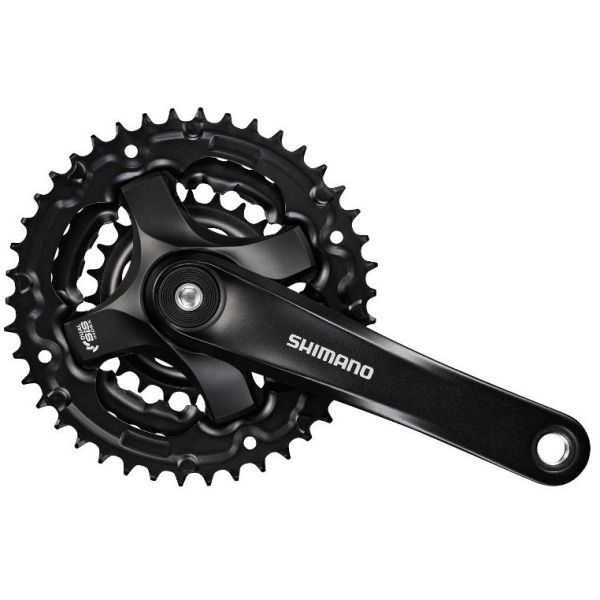 Shimano 6 7 8-speed tourney fc-ty501 crankstel met 170 mm crank 48 x 38 x 28t - zwart