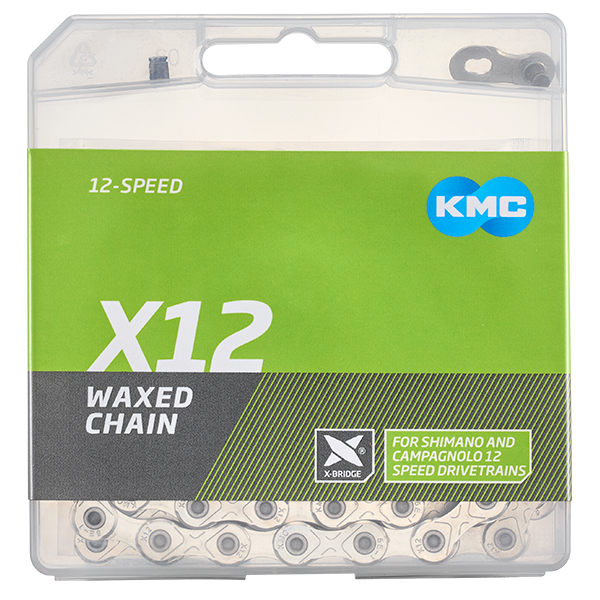 KMC Kette x12 12V 126L gewachstes Silber