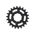 KMC Tandwiel 22T Zwart (Chromoly)