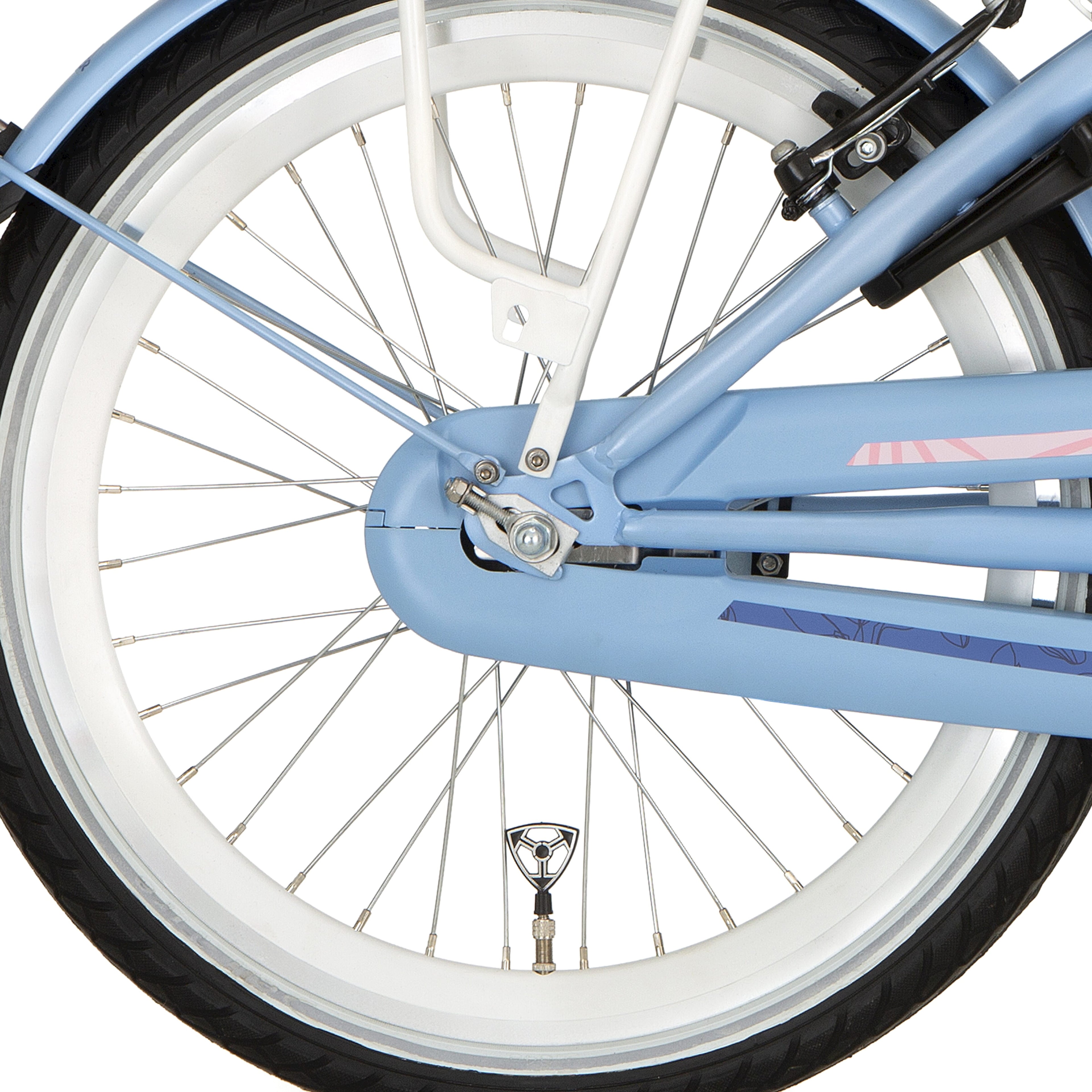 Alpina Hinterrad 20 hlqc girlpower weiß zink spk
