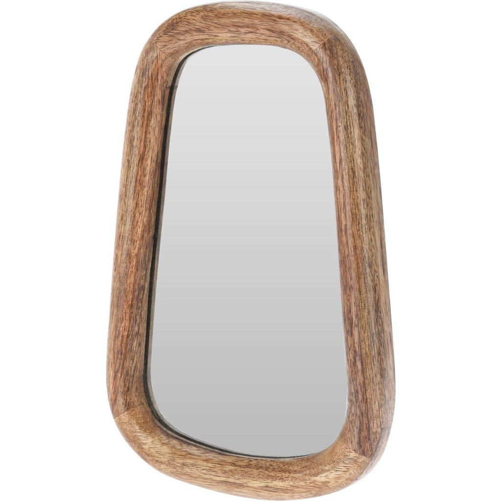Home styling spiegel hout 25cm