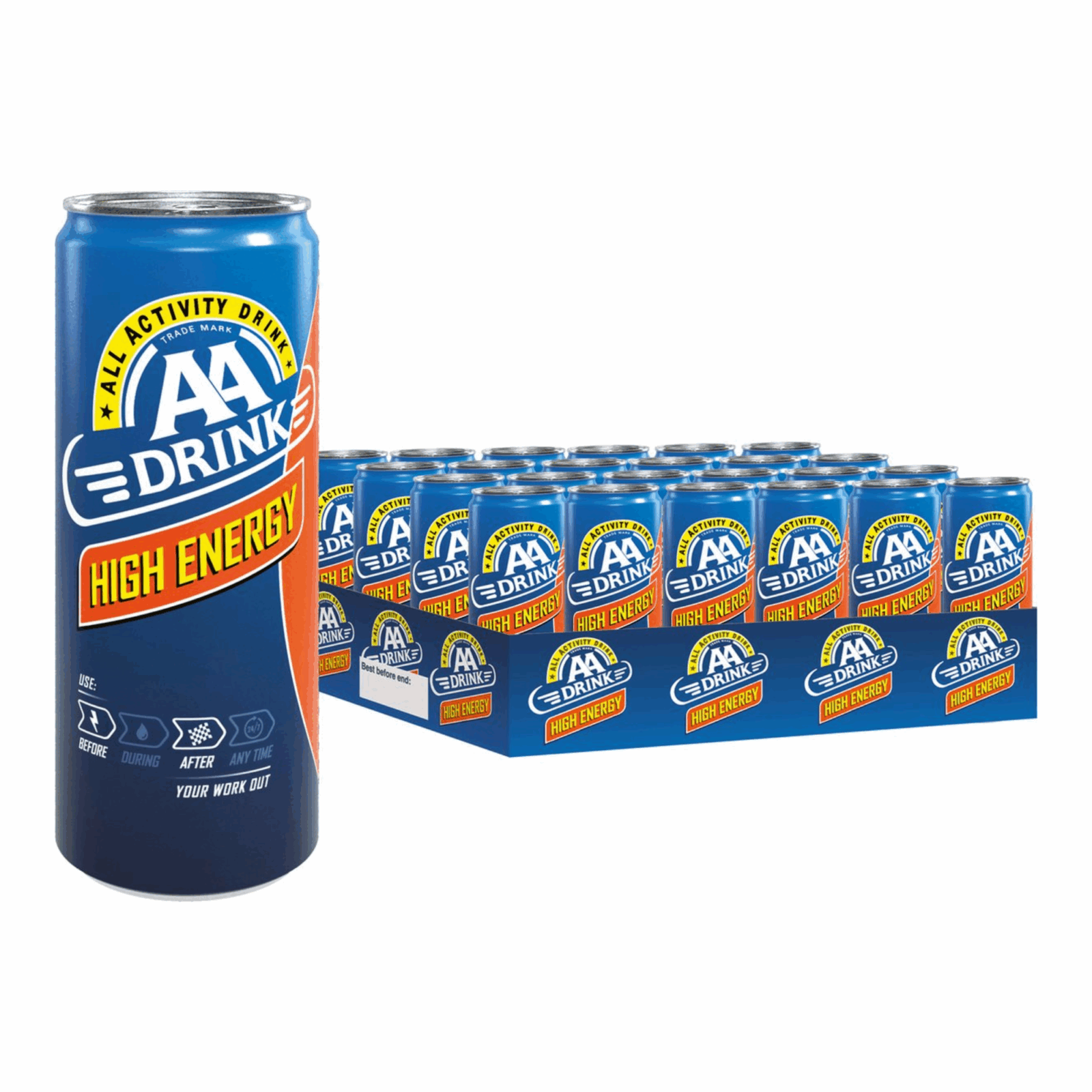 Aa drink high energy blik (24x 25cl)