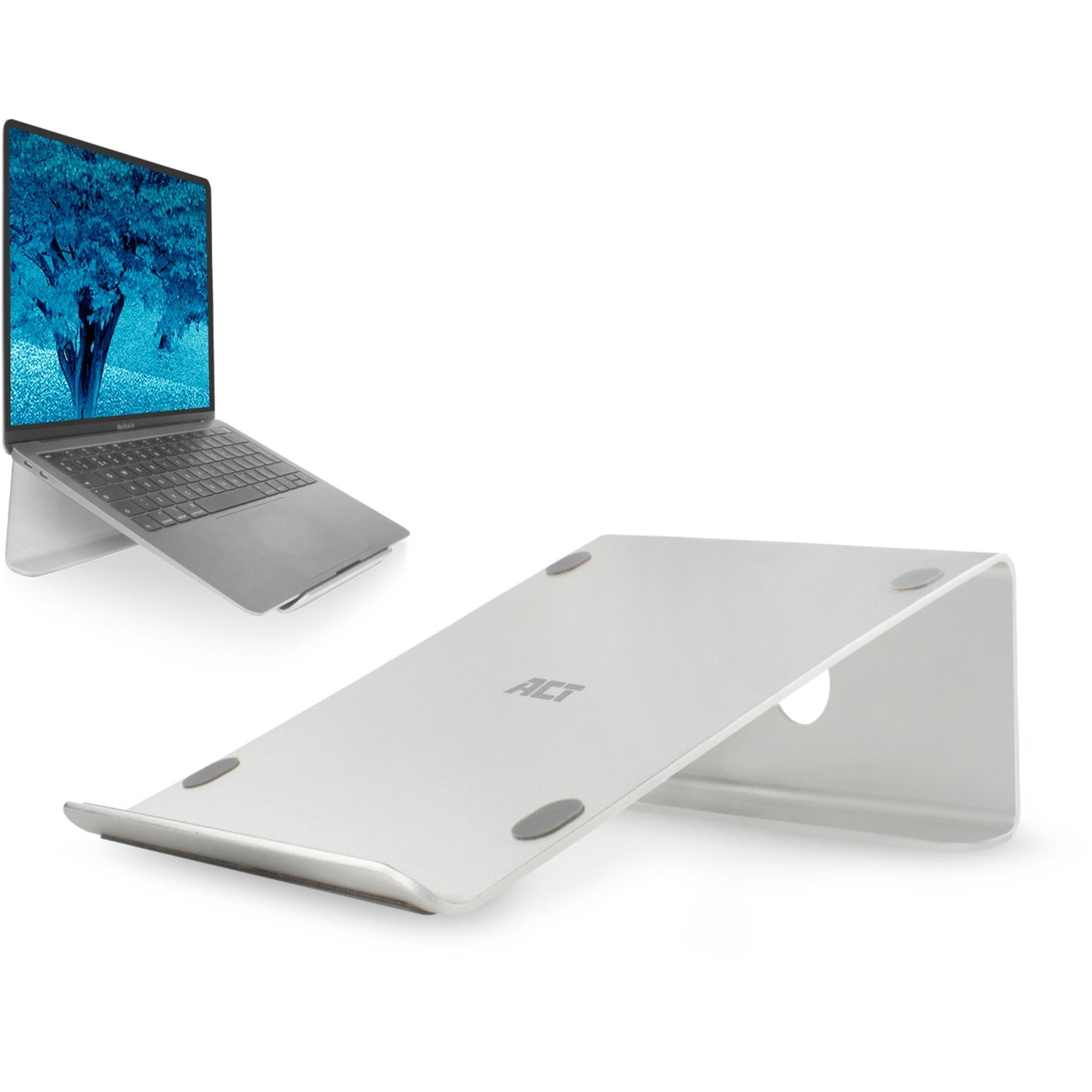 Laptopstandaard act ac8115 zilver 15,6 inch