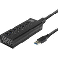 ACT Connectivity USB-Hub mit 7 Ports und Netzteil