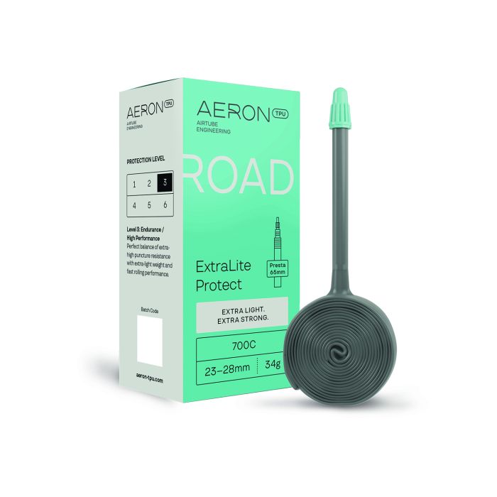 Aeron tpu aeron tpu road - extralite protect 23-28 presta valve 65 700c