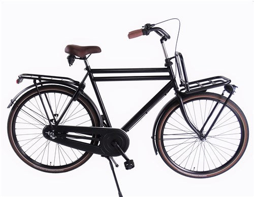 Aldo 28 Zoll Lastenrad 3-Gang 65 cm matt schwarz