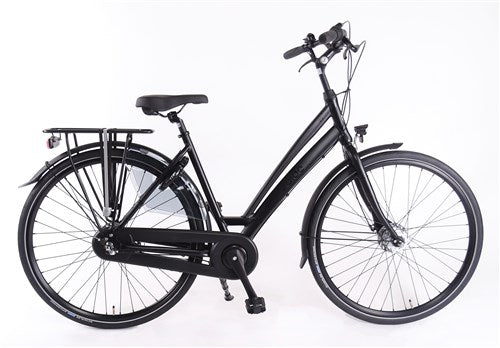 Aldo 28 Zoll C7 Fahrrad Alu DS50 matt schwarz 7V Rollenbremse