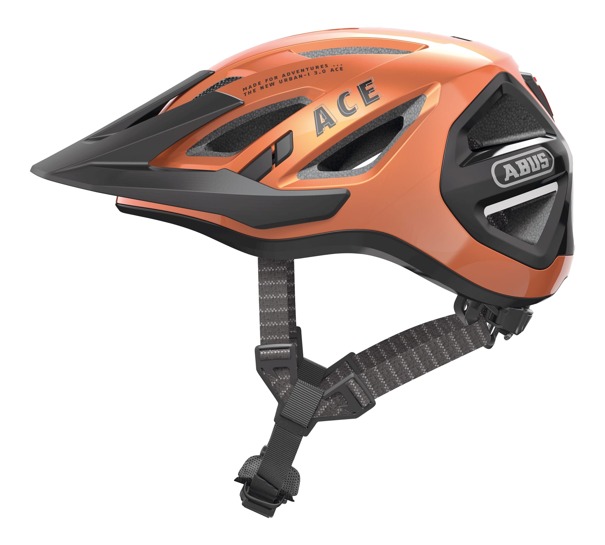 Abus Helm Urban-i 3.0 Ace Goldfischorange M 52-58 cm