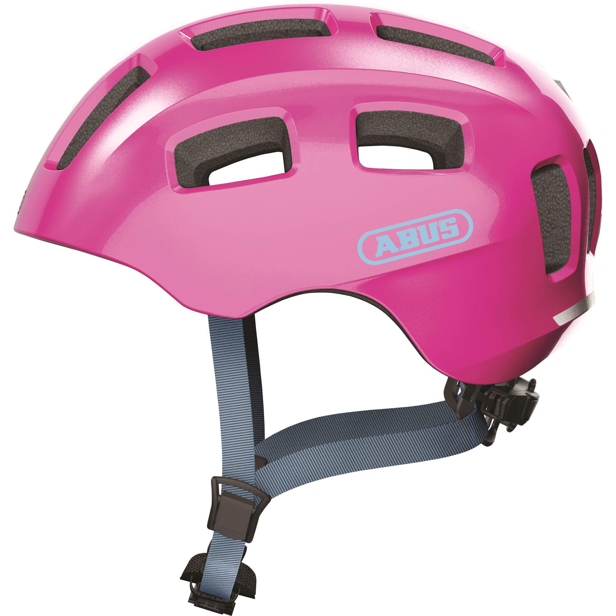 Abus Helm Youn-i 2.0, glitzerndes Rosa, Größe M (52–57 cm)
