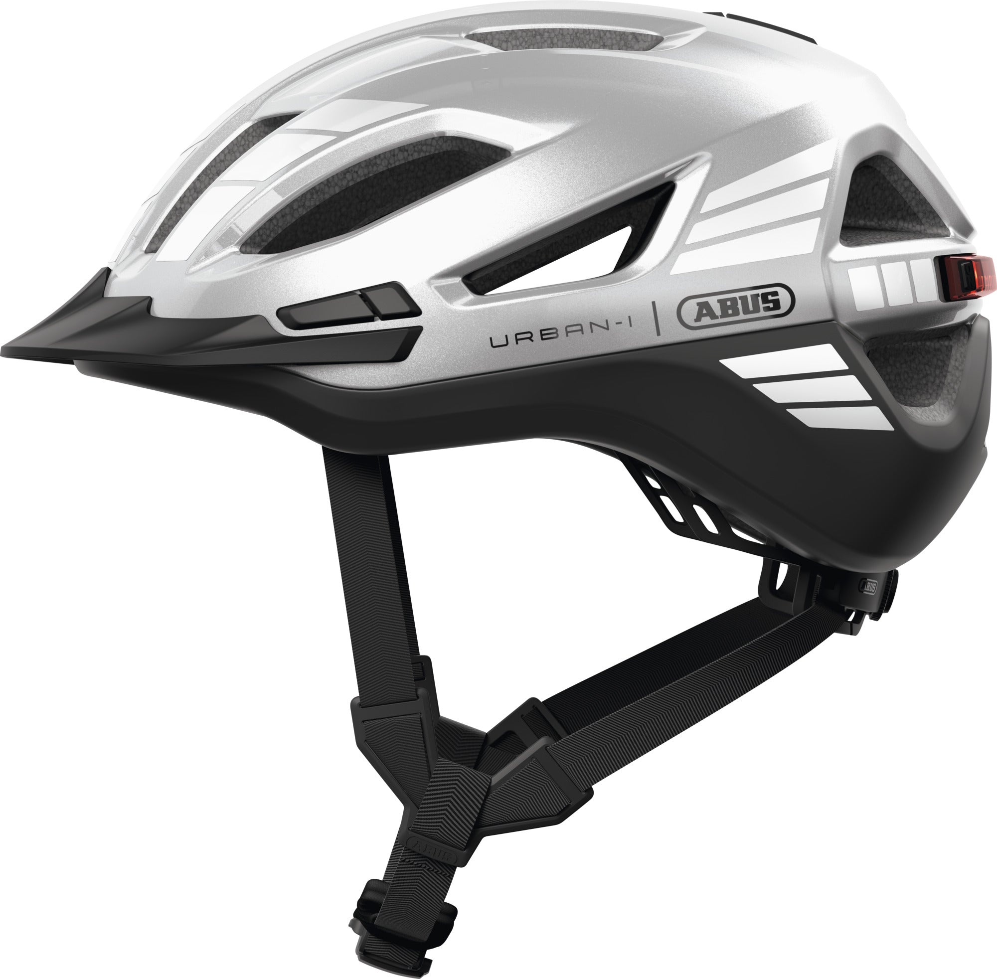 Abus Helm Urban-i 4.0 Ace Signal Silber M 54-58 cm