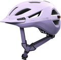 Abus fietshelm urban-i 4.0 ace light lavender l - 57-61 cm - paars - geschikt voor gebruik op elektrische fietsen - stadsfietsen - 300 g