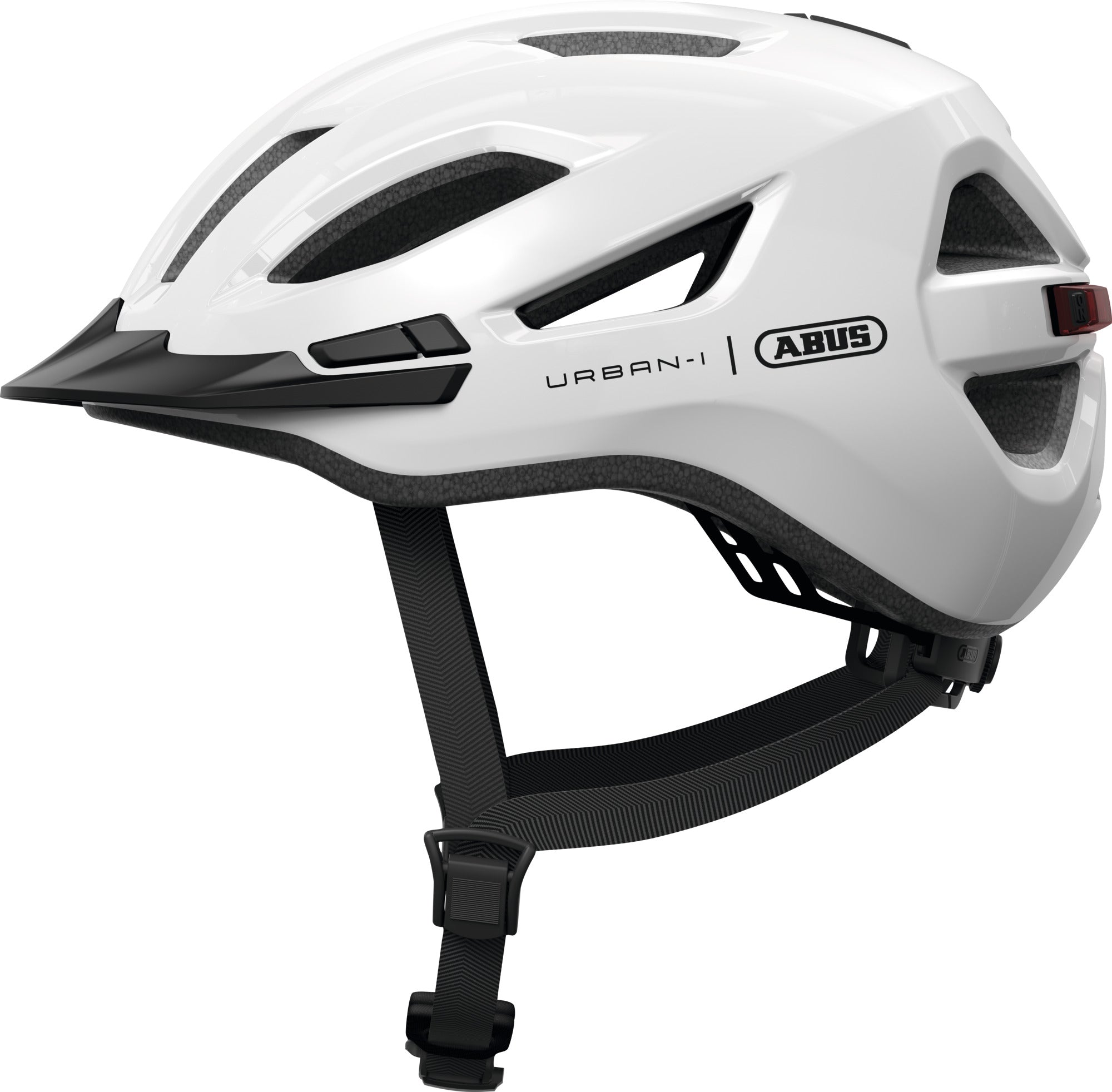Abus Helm Urban-i 4.0, glänzend weiß, Größe M (54–58 cm)