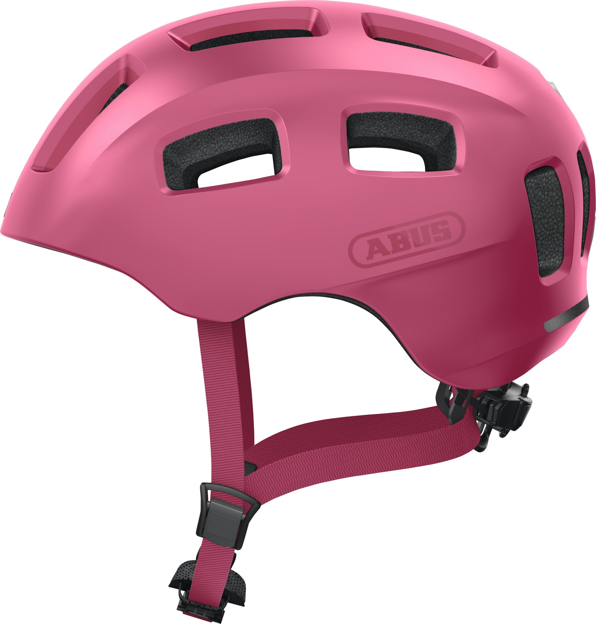 Abus fietshelm youn-i 2.0 mono red s - 48-54 cm - rood - geschikt voor gebruik op elektrische fietsen - stadsfietsen - 240 g