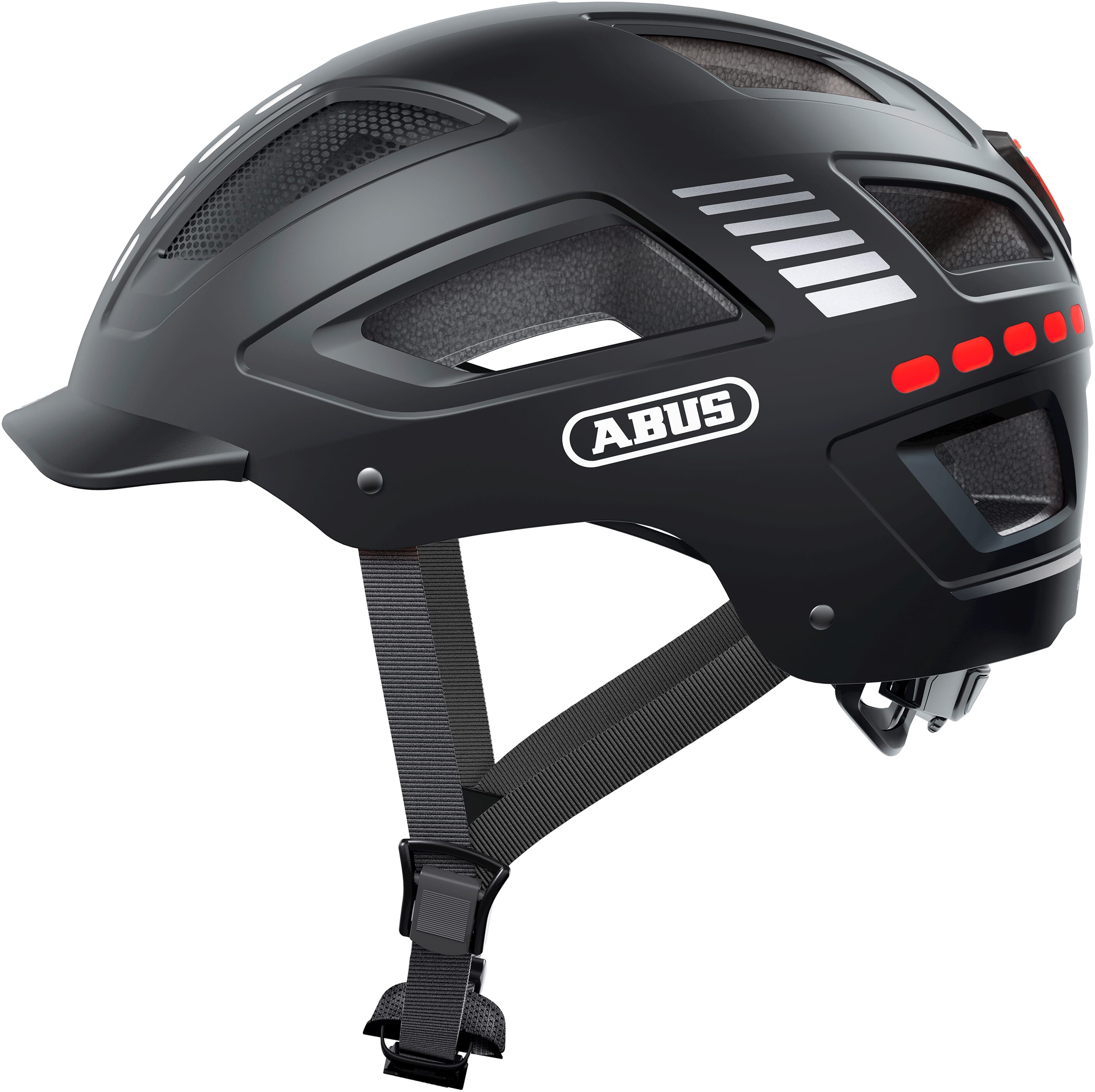 ABUS HELMET HYBAN 2.0 LED-Signal Schwarz L 56-61 cm