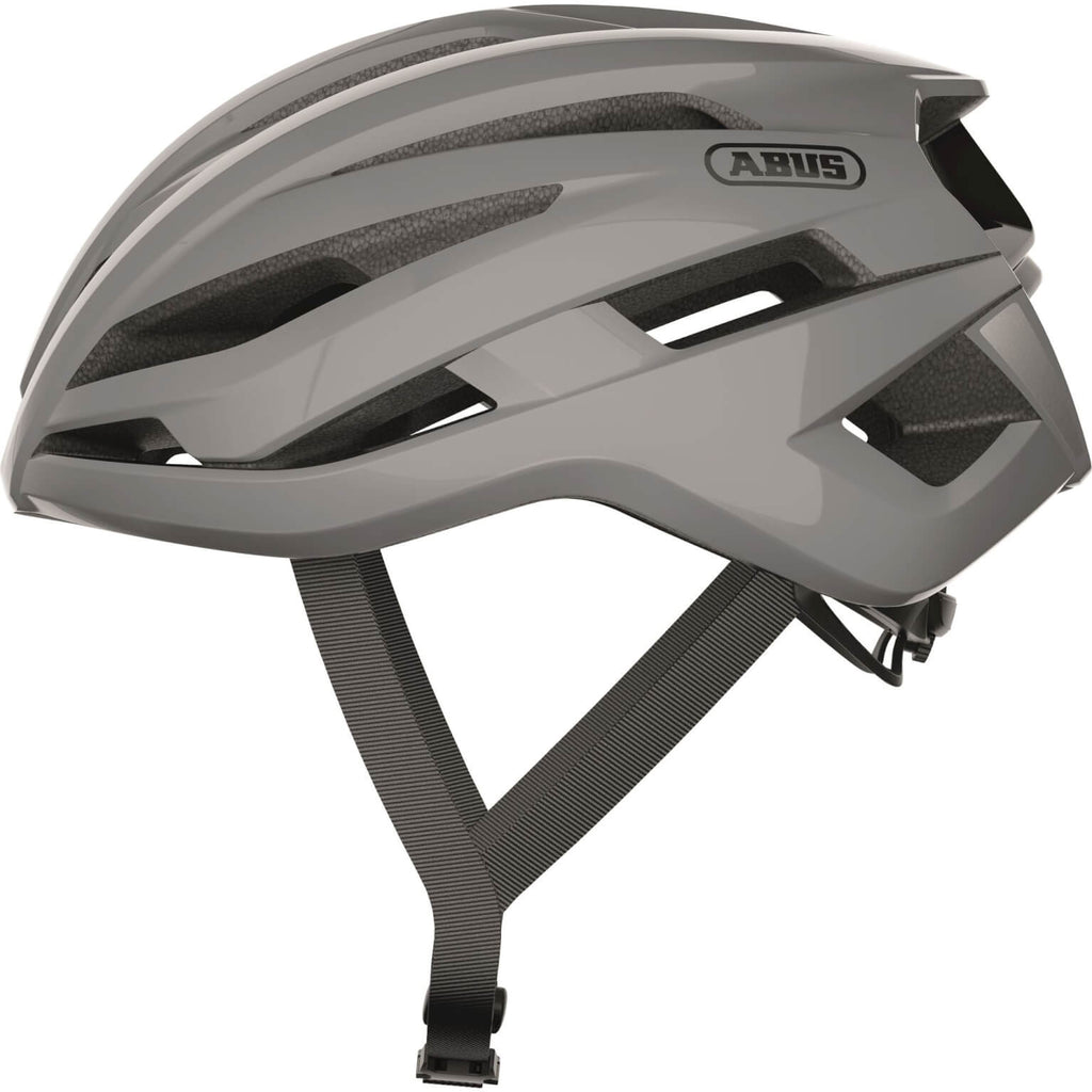 Abus Helm StGoudmChaser Running Grau M 54-58cm