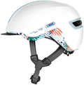 Abus Helm hud-y Blume weiß m 54-58cm