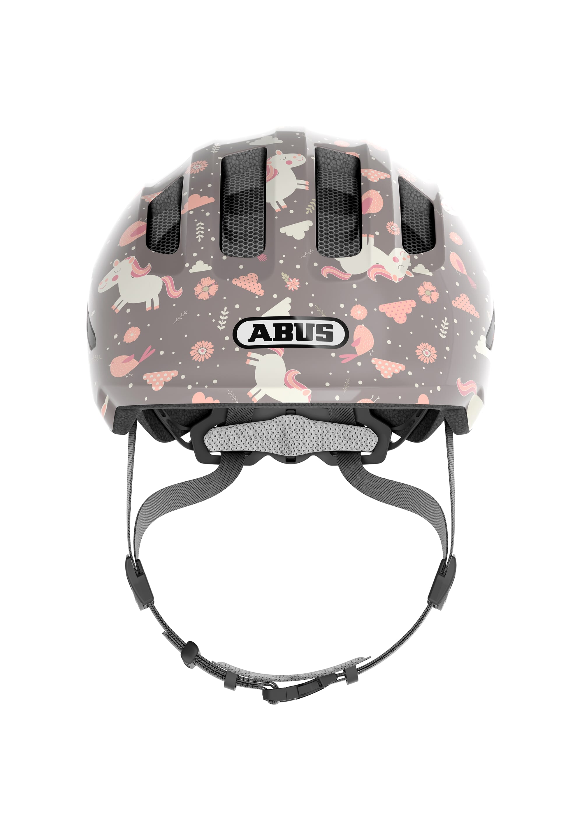 Abus Helm Smiley 3.0, graues Pferd, Größe M (50-55 cm)