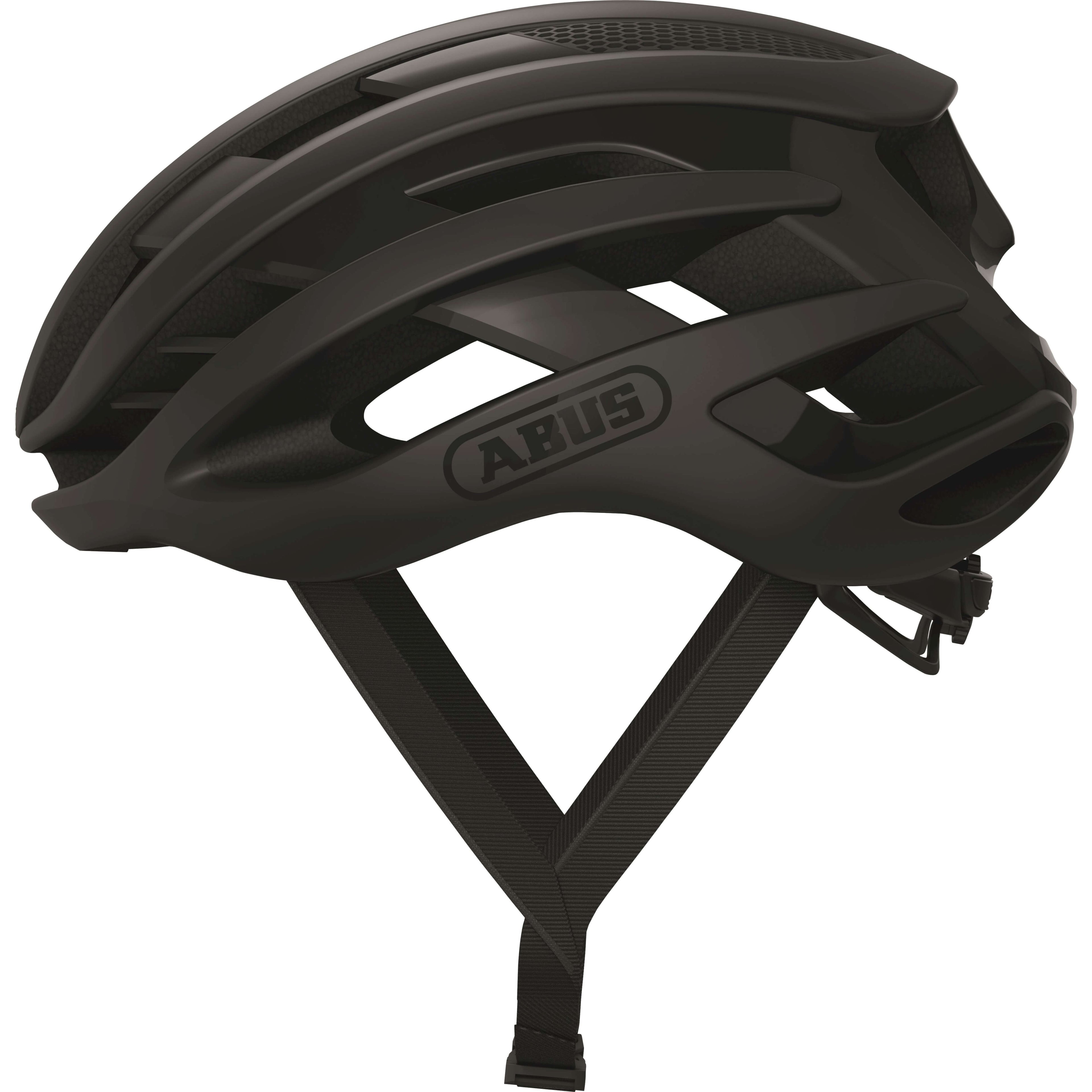Abus Airbreaker Helm, Samtschwarz, Größe M (52-58 cm)