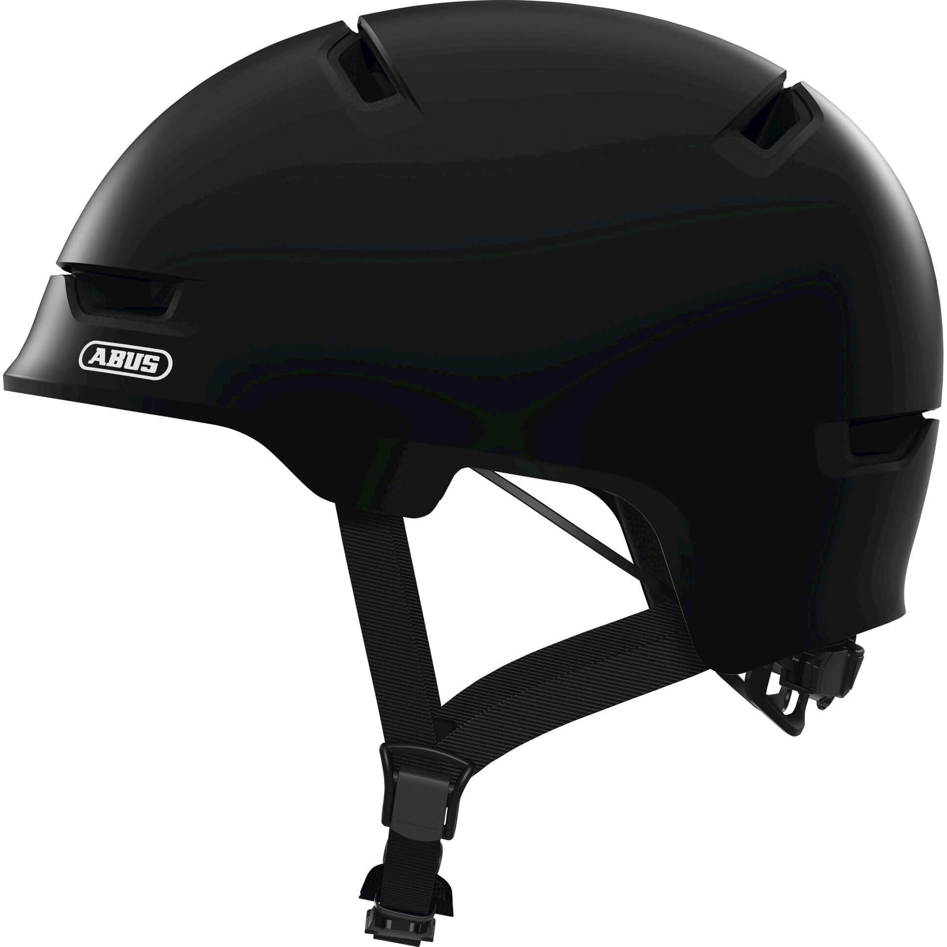 Abus Helmschaber 3.0, Samt, schwarz, Größe M (54–58 cm)