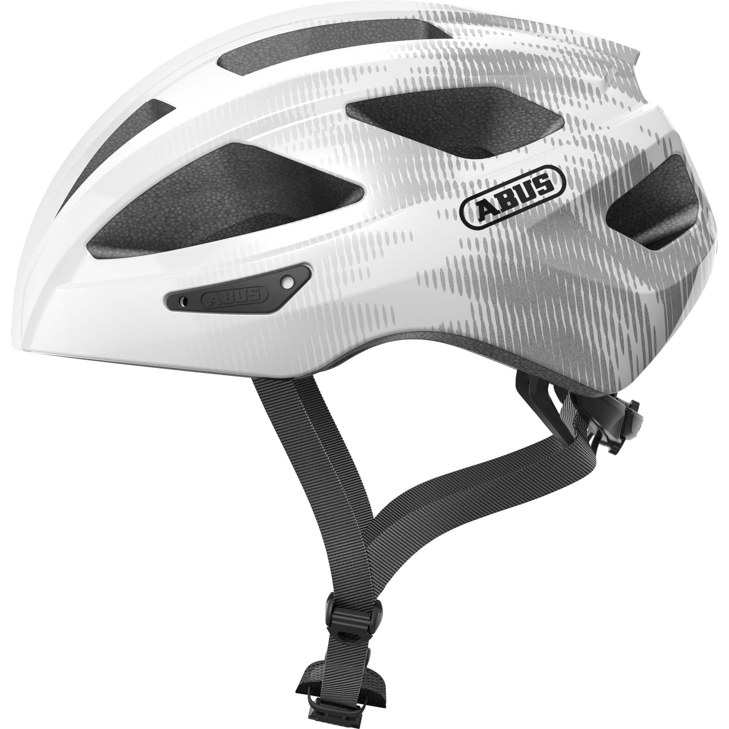 Abus Helm Macator weiß silber M 52-58 cm