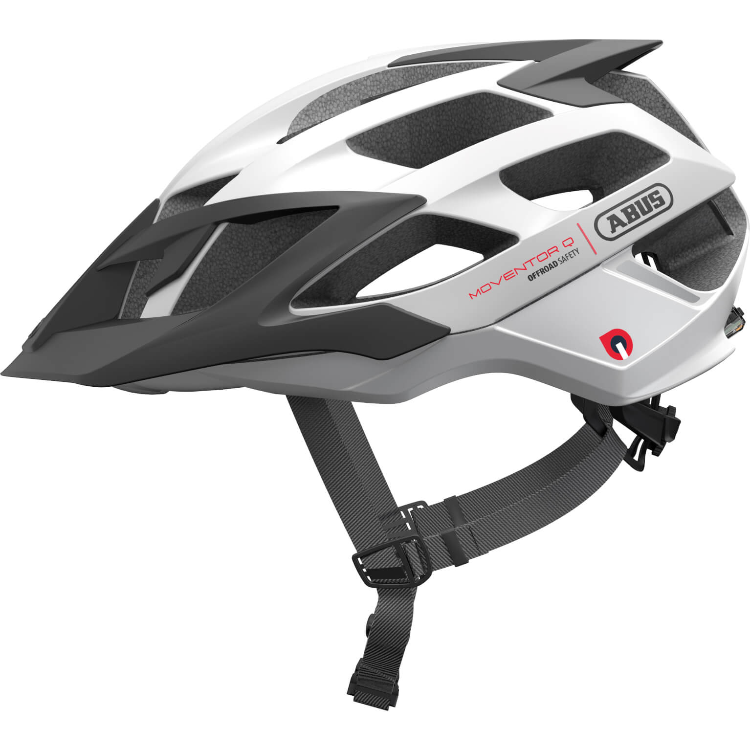 Abus Helm Movent Gold Quin Polarweiß M 52-57 cm
