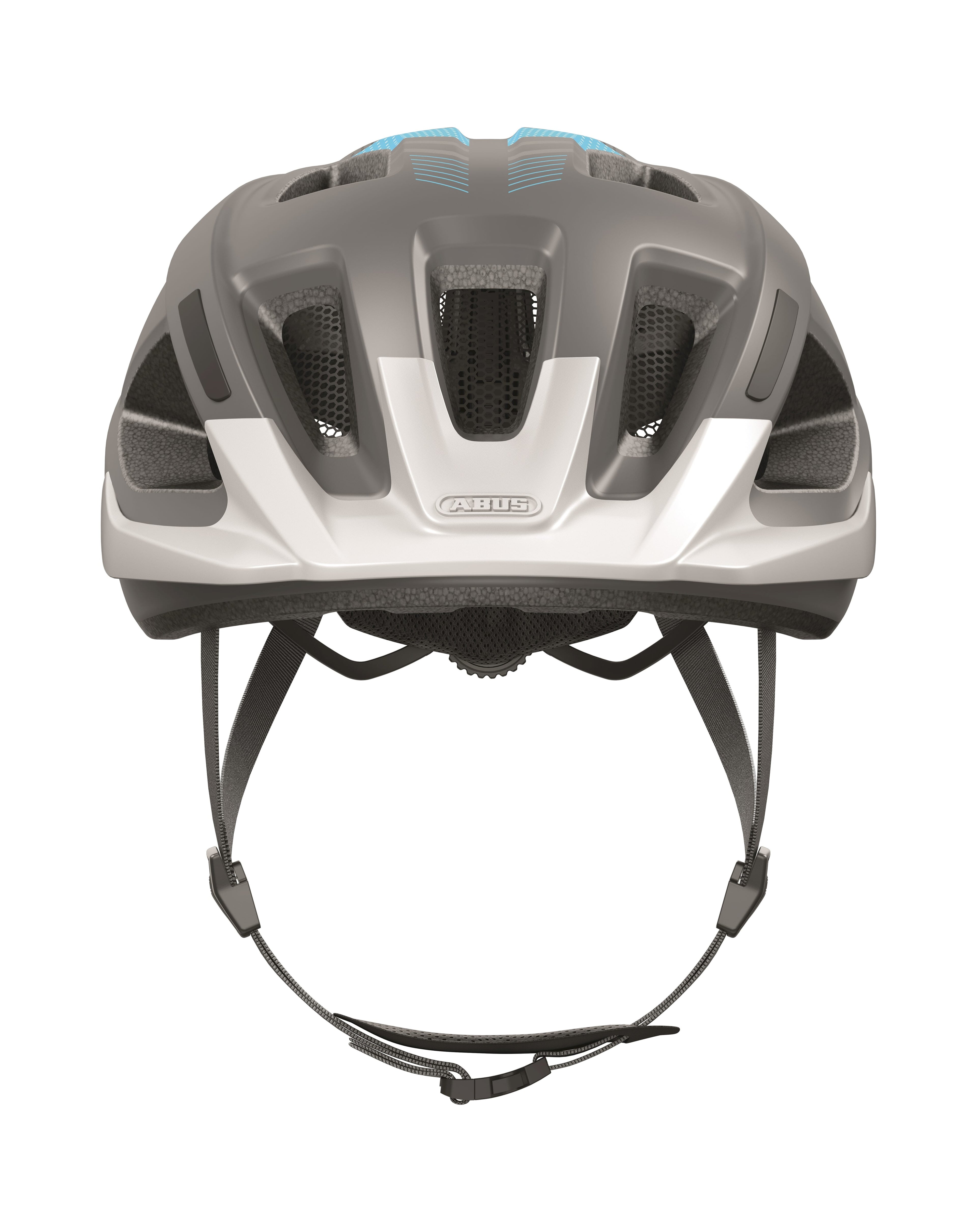 Abus Helm Aduro 3.0 Race, grau, Größe M (52-58 cm)