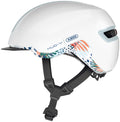 Abus Helm Hud-y Flower Weiß S 48-54 cm