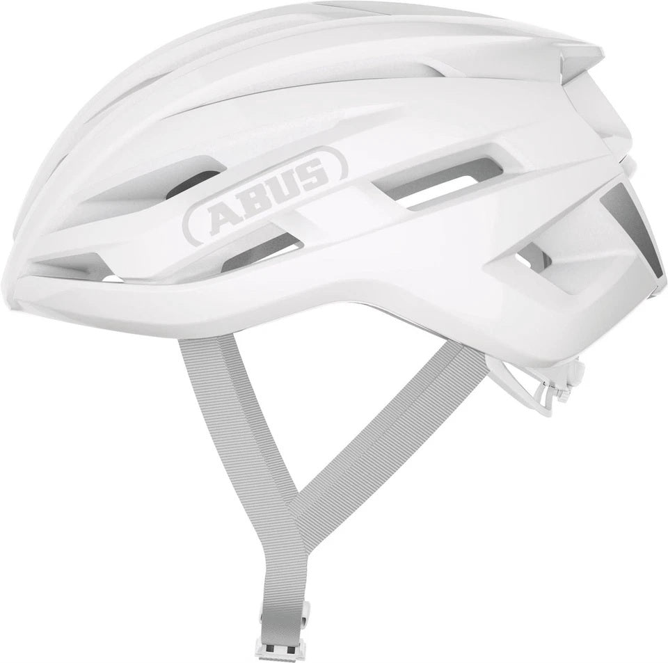 Abus Stormchaser Ace Helm, klar weiß, Größe L (57-61 cm)