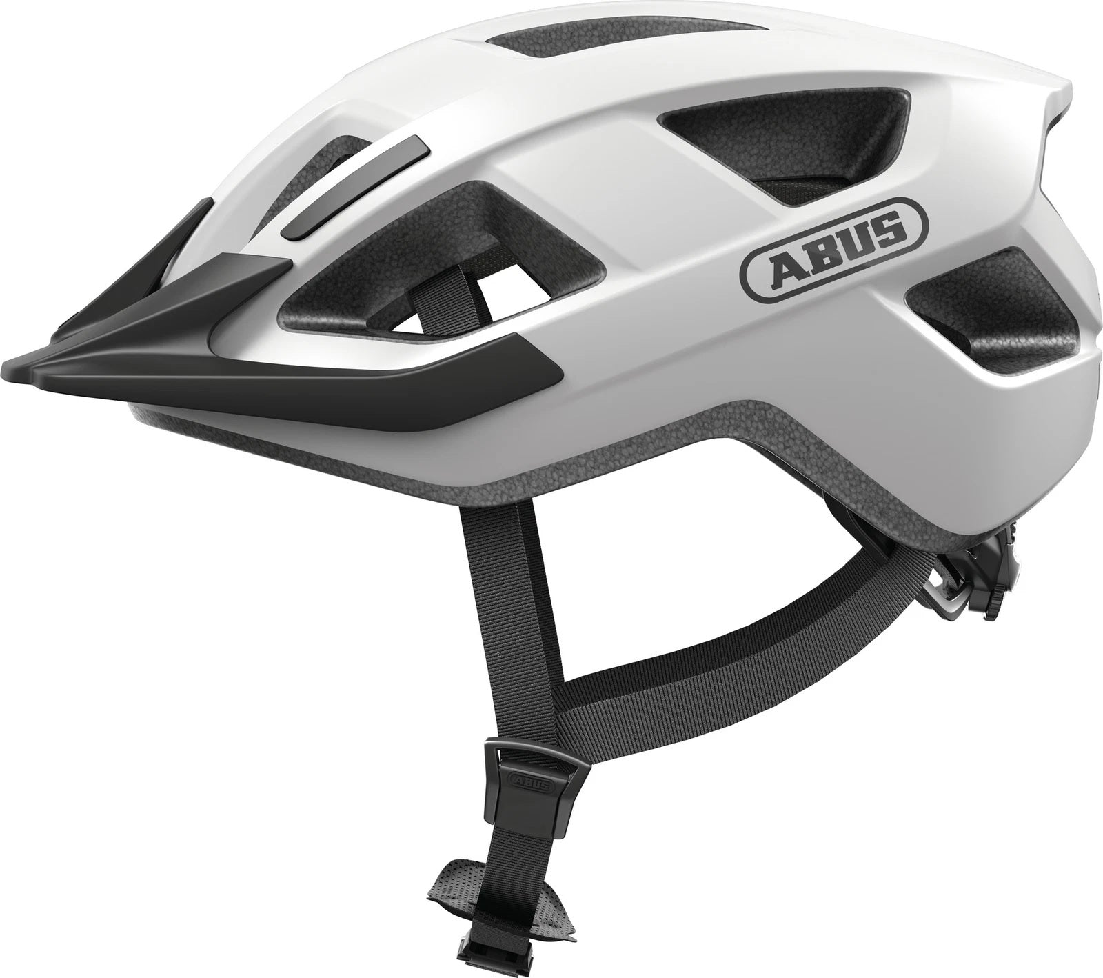 Abus Aduro 3.0 LED-Helm, Polarweiß, Größe L (58-62 cm)