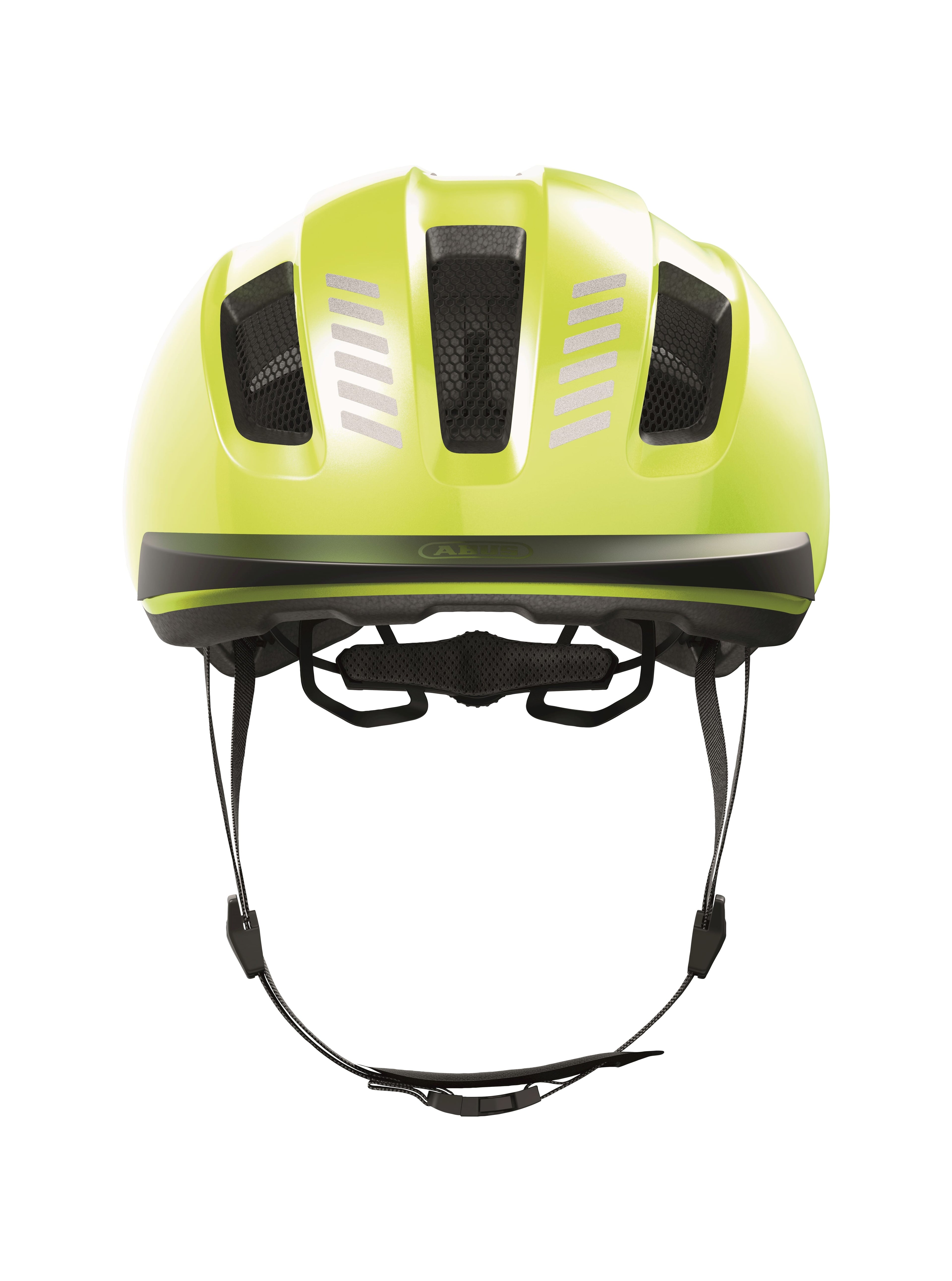 Abus Helm, lila Signalgelb, Größe 51-55 cm