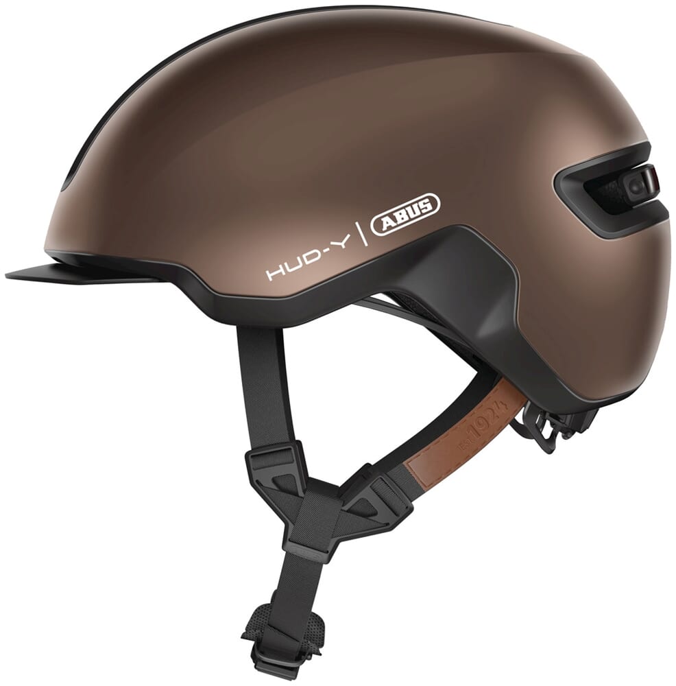 Abus Helm, HUD-Y, Metallic-Kupfer, Größe 51-55 cm