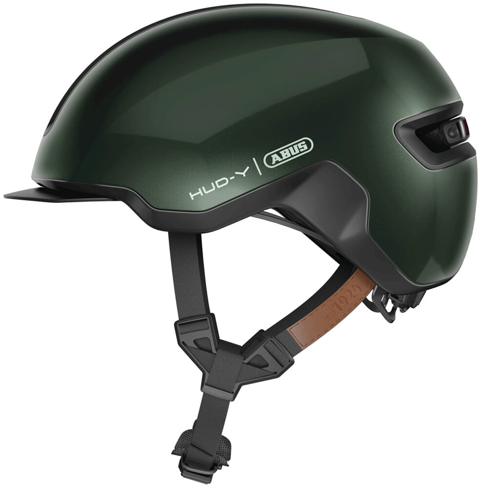 Abus Helm, HUD-Y, Moosgrün, Größe L 57-61 cm