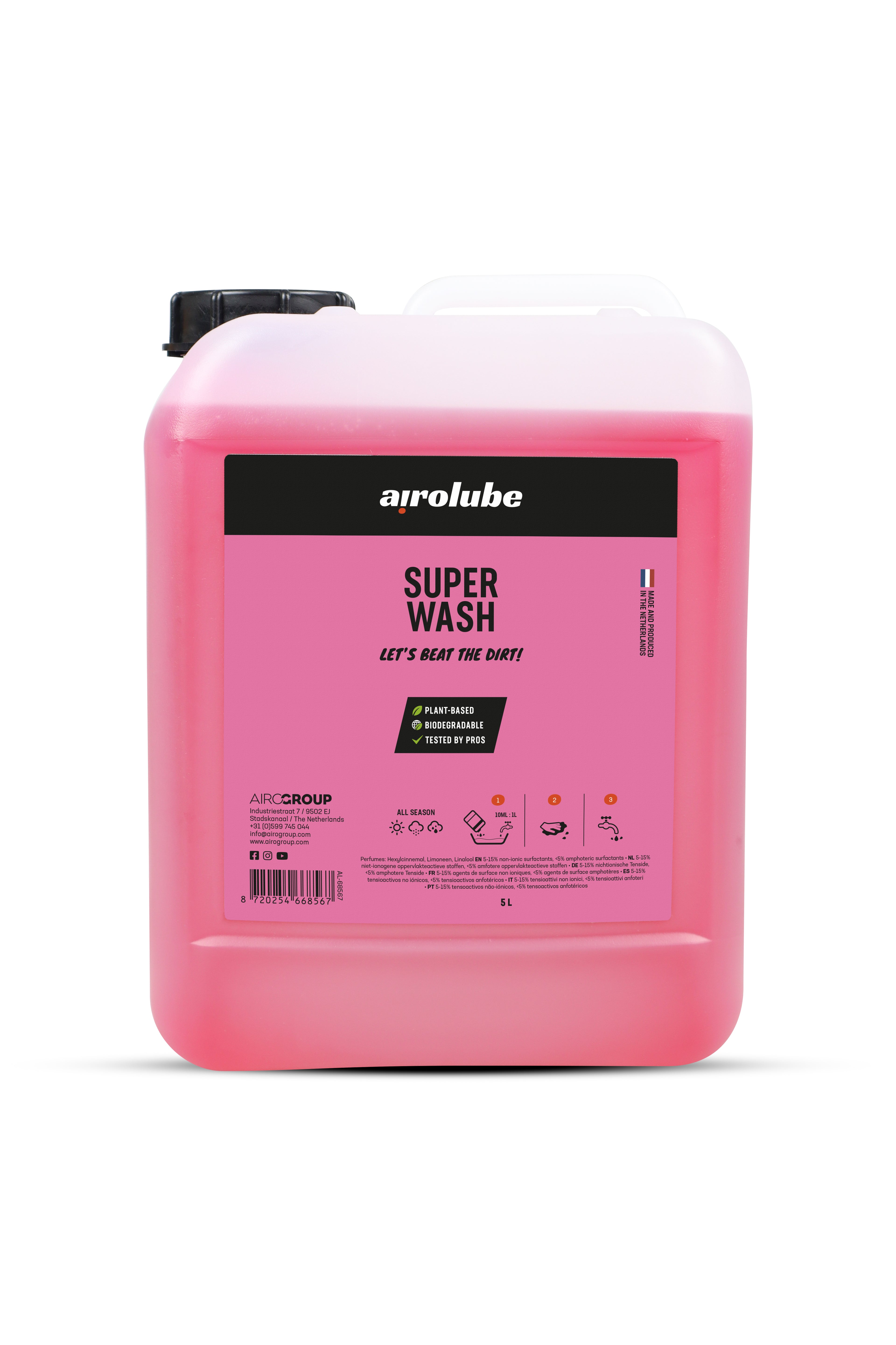 Airolube Fahrradshampoo-Kanister 5 l