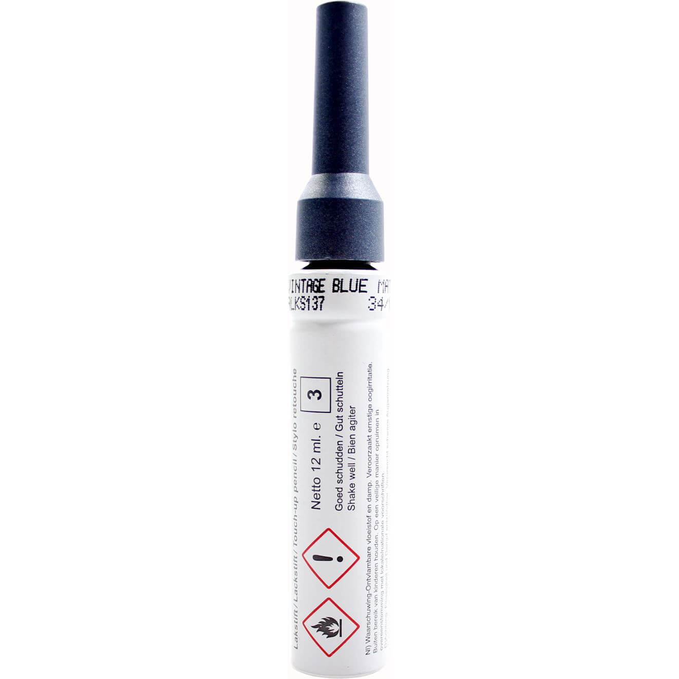 Alpina Lackstift Vintage Blau PMS8482 Matt