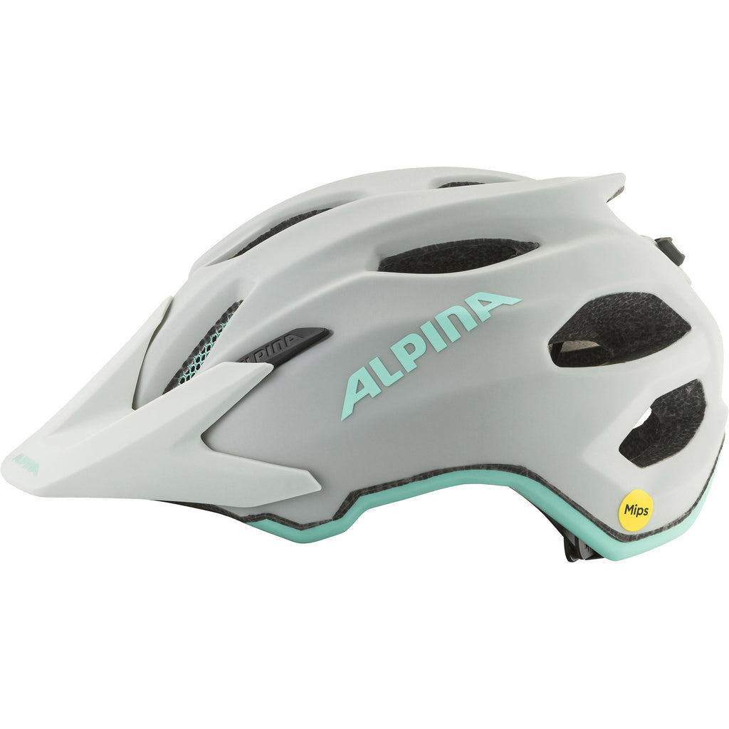 Alpina Sports Apax Jr. MIPS 51-56 Kinderhelm, mattes Türkisgrau