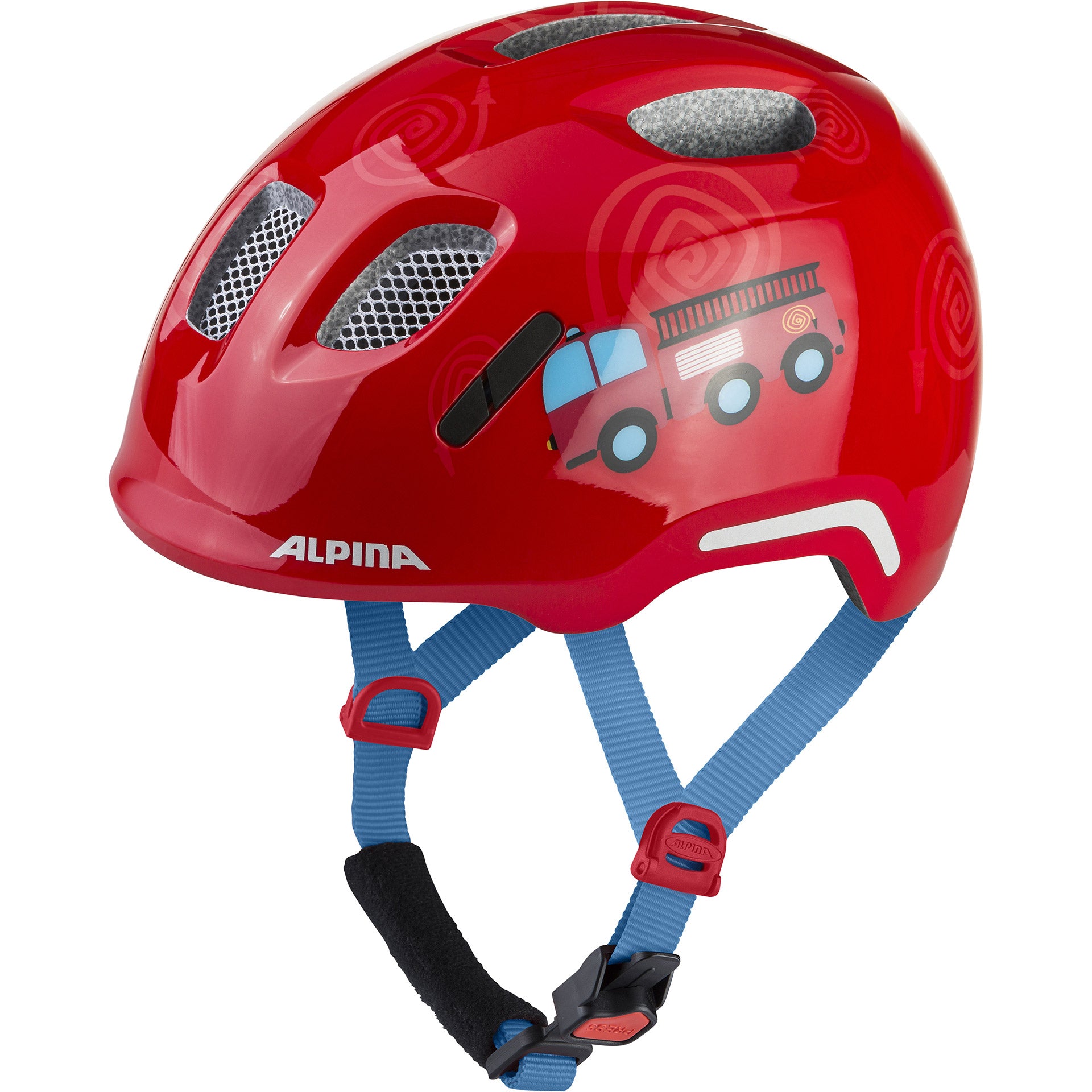 Olympic sportswear alpina sports kinderhelm ximo 2 flash fire fighter 45-49 gl.