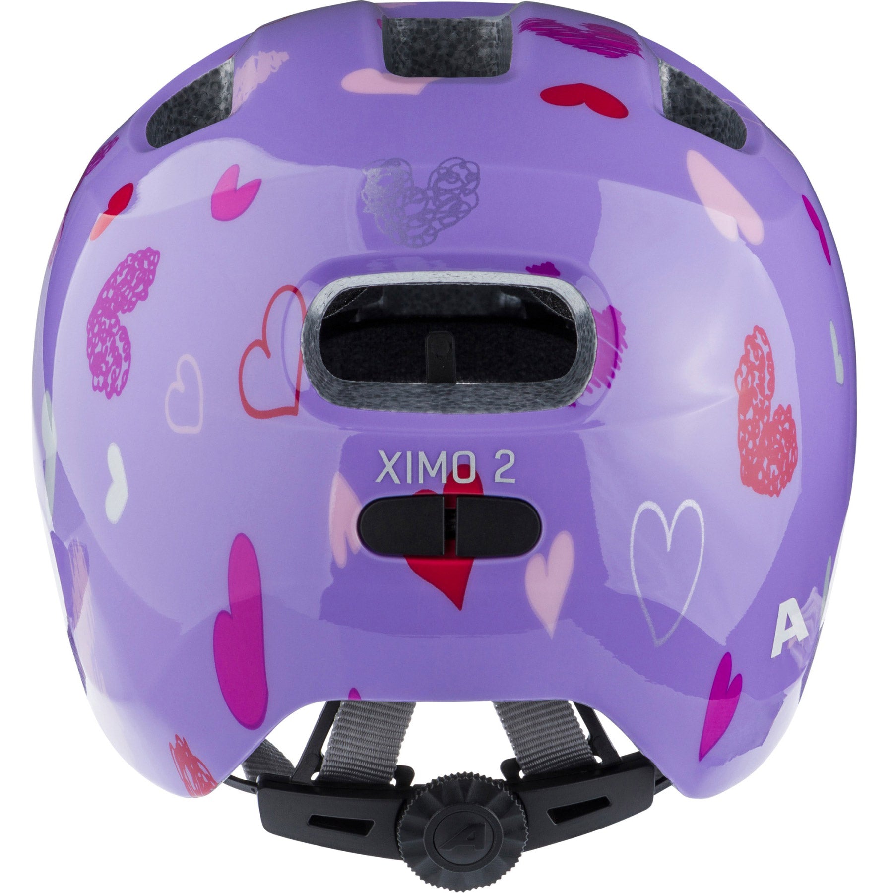 Olympic sportswear alpina sports kinderhelm ximo 2 purple hearts 47-51 glans