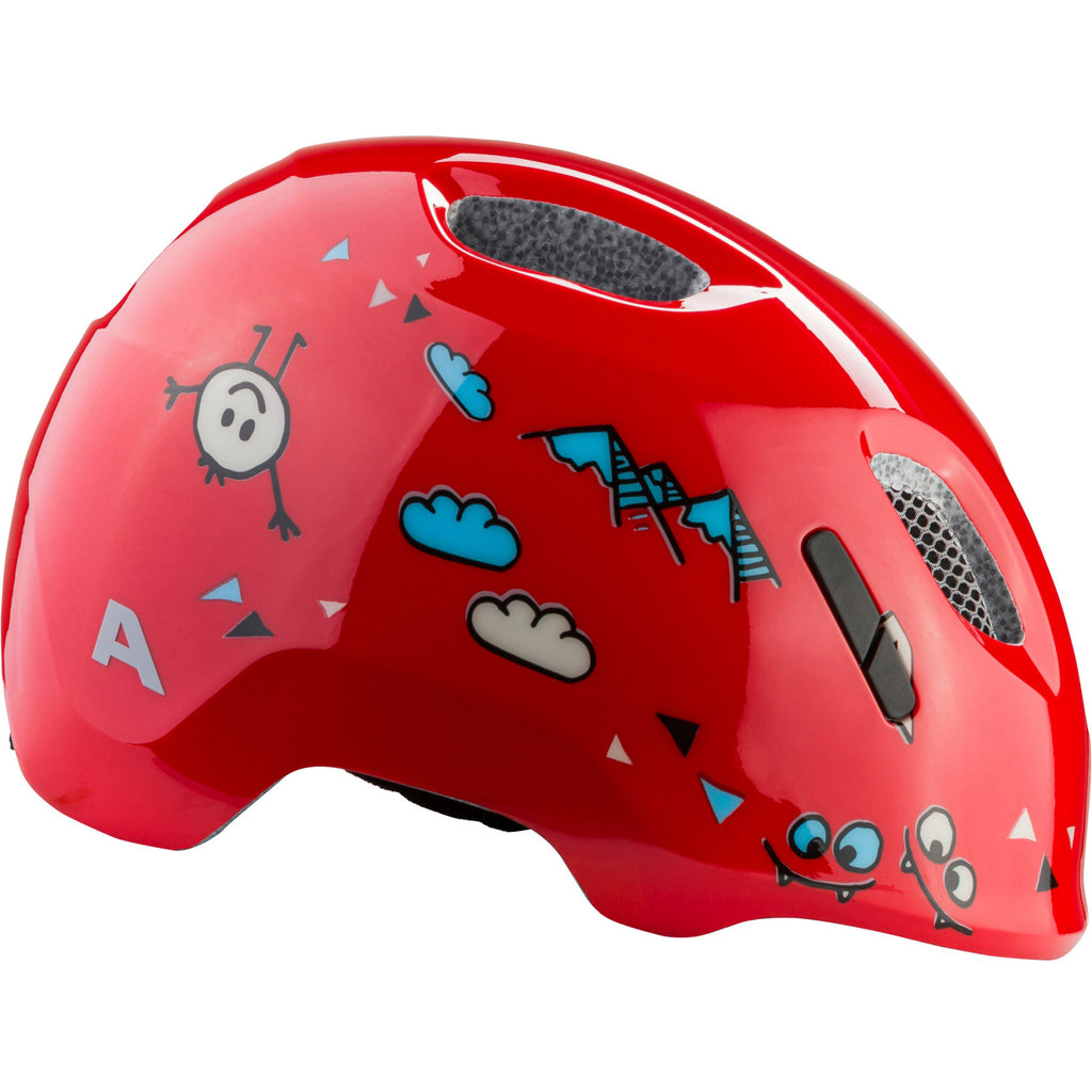 Olympic sportswear alpina sports kinderhelm ximo 2 red smile 47-51 glans