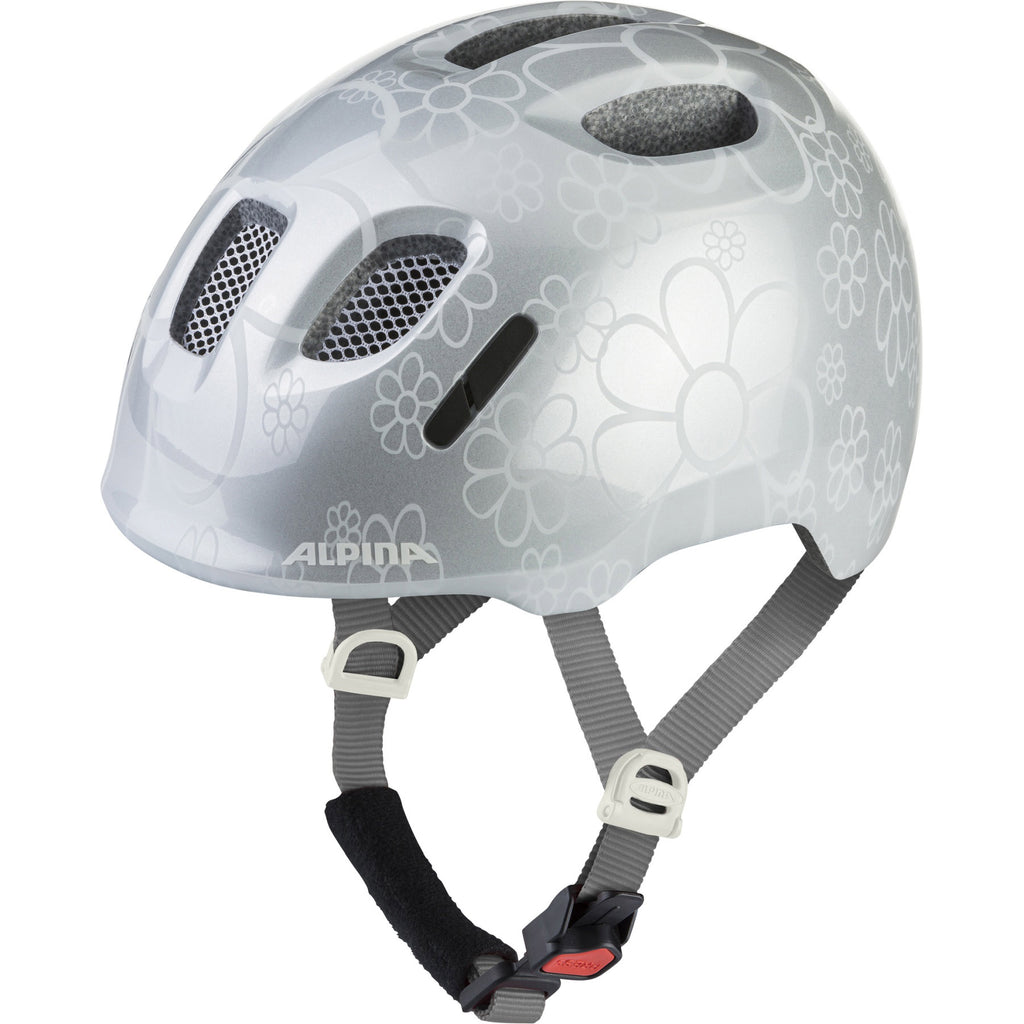 Olympic sportswear alpina sports kinderhelm ximo 2 silver fower 45-49 glans