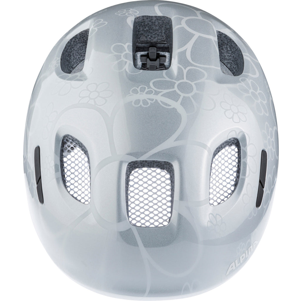 Olympic sportswear alpina sports kinderhelm ximo 2 silver fower 47-51 glans