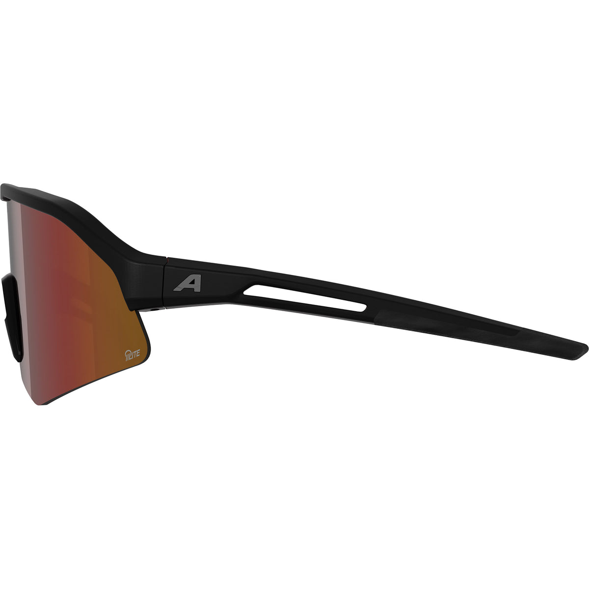 Olympic sportswear alpina sports sportbril sonic hr m q-lite rode lens mat zwart